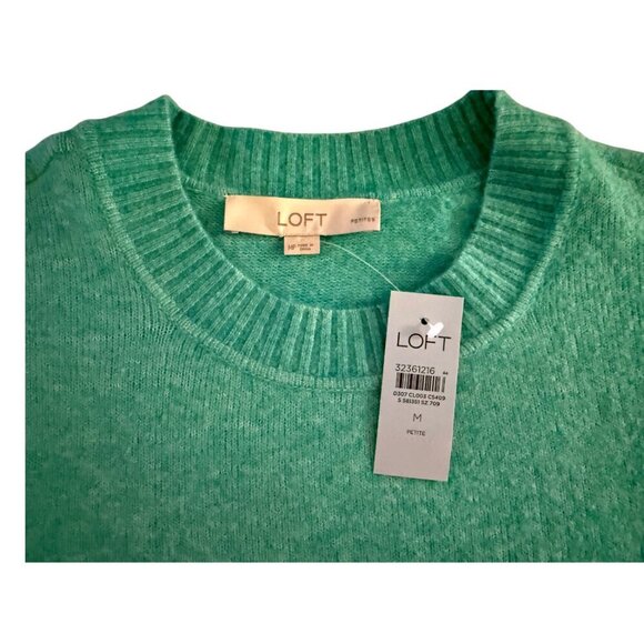 Ann Taylor Loft Faux Cashmere Long Sleeve Pull -Over Crew Neck Sweater - Picture 3 of 11